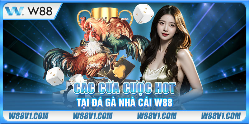 Các cửa cược hot tại đá gà nhà cái W88